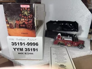 Matchbox Models of Yesteryear 1939 Bedford Airport Civil Fire Truck YYM35191 - Picture 1 of 6