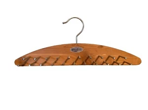 Woodlore Wooden Cedar Tie Belt & Scarf Hanger Closet Organizer 42 Pegs - Picture 1 of 3