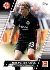 2021 Soccer Card Jens Petter Hauge Eintracht Frankfurt #68 181252