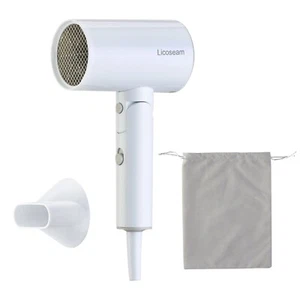 Secador de Pelo Pequeño Portátil y Plegable con Diseño Ligero, 1600W Secado Rápido - Imagen 1 de 1