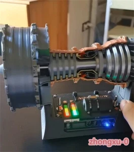 25cm Enhanced Turbofan Engine Model Aircraft Aviation Engine Rotatable Model - Picture 1 of 9