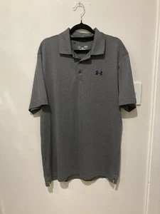 Under Armour Grey Golf Polo Size L - Picture 1 of 3