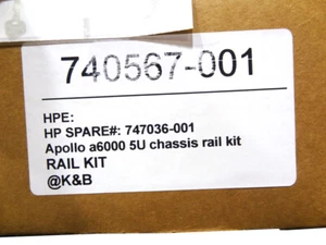 HP 740567-001 5U RACK MOUNT KIT APOLLO A6000 - Picture 1 of 1