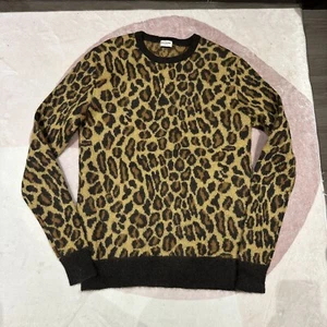 Saint Laurent Leopard Knitwear Men’s Size X-small , XS , Made in Italy - Picture 1 of 8