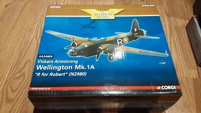 CORGI 1:72 AA34809 VICKERS ARMSTRONG WELLINGTON MK.1A "R FOR ROBERT" N2980 (OS) - Image 1 of 4