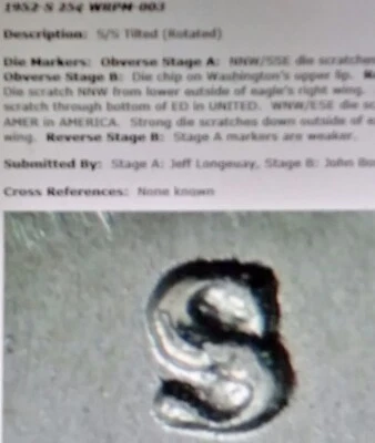 1952s/s W RPM #3 BU + Washington Quarter FLASHY LUSTER Silver ERROR Coin  NR - Image 1 of 4