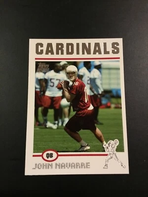 2004 Topps # 338 JOHN NAVARRE ROOKIE RC Michigan Arizona Cardinals SWEET !  - Image 1 of 2