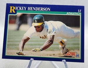 1991 Score - #10 Rickey Henderson