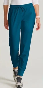 Barco Scrubs #647 Elastic Drawcord Jogger Scrub Pant in "Bahama" Size 2XL - Picture 1 of 3