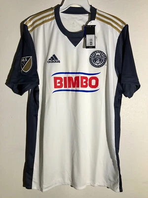ADIDAS MLS PHILADELPHIA UNION WHITE MEN'S JERSEY L - Image 1 of 4