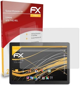atFoliX 2x Screen Protection Film for Lenovo M10 FHD REL matt&shockproof - Photo 1/8