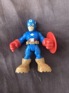 Playskool Heroes Captain America Marvel Super Hero Squad Mini Figure Imaginext - Picture 1 of 2