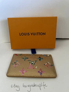 Louis Vuitton GOLD MONOGRAM FW 2022 Card Case Holder Wallet NEW AUTHENTIC LV - Picture 1 of 6