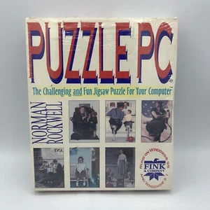 Vintage 1996 Puzzle PC Computer Game Windows 95 3.1 IBM Big Box New Sealed - Picture 1 of 8
