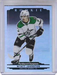 WYATT JOHNSTON 2022-23 UD PARKHURST CHAMPIONS RAINBOW RC SP #316 - Picture 1 of 2