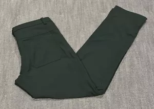 Lululemon Pants Men’s Dark Green 36 X 33 SLIM Fit Warpstreme Stretch Chino - Picture 1 of 10