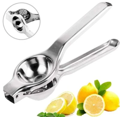 Lemon Squeezers Juicer Manual Press Stainless Steel Lime Citrus Fruit Extractor - Image 1 of 4