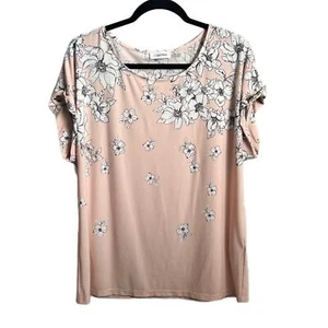 Large Calvin Klein woman top, floral, flowy, loose - Picture 1 of 6