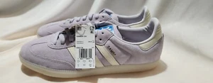 Adidas Samba OG Men's Size 12 Silver Dawn White Casual Shoes IG6176 - Picture 1 of 7