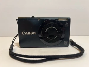Cámara digital Canon PC1737 Power Shot A3400 IS negra 4 GB - Error de lente - Imagen 1 de 7