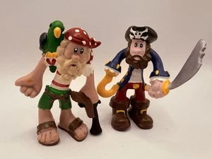 Lote de 2 figuras de personajes vintage de Kidkraft Pirate's Cove - Imagen 1 de 2