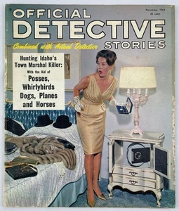 Official Detective Stories, November 1964, Vintage True Crime Stories, Zellstoff - Bild 1 von 4
