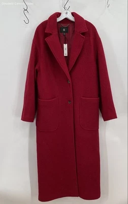 Gabardina de lana roja para mujer Banana Republic nueva con etiquetas - talla M Foto 1 de 4