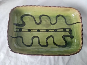 Stunning Winchcombe slipware large dish circa 1930-50 snake pattern CARDEW FINCH - Picture 1 of 14