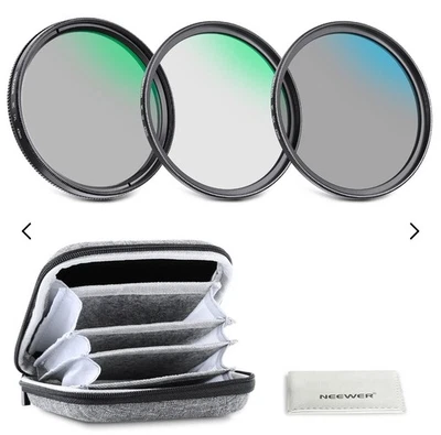 NEEWER NW SERIES A 67mm UV/CPL/ND4 Filter Kit w/ Case 9886 - Image 1 of 4