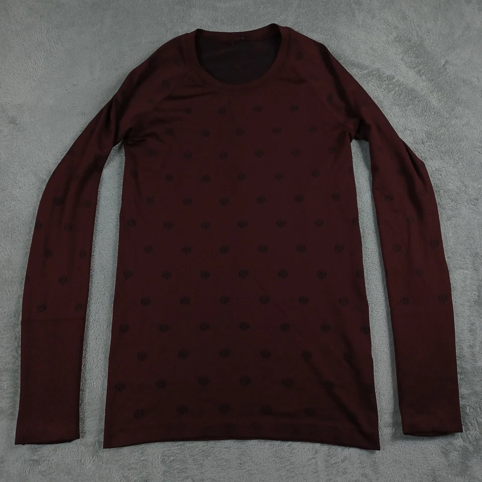Lululemon Shirt Womens 6 Swiftly Tech Long Sleeve Seamless Yoga Athletic Running - Image 1 of 4