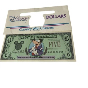 Disney 5 Dollars 1997 Serie Disney World 25th Anniversary Goofy Mickey Magic - Bild 1 von 8