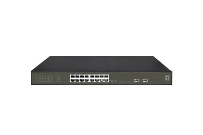 LEVELONE Switch GES-2118P - HILBERT 18-PORTE GIGABIT SMART LITE POE 802.3at/af 2 - Immagine 1 di 4