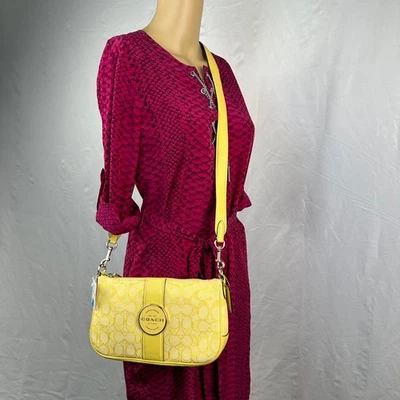 COACH  C8306 Lonnie Baguette In Signature Jacquard - Image 1 of 4