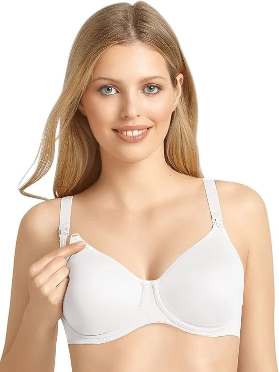 UK 32F - New Anita 'Basic' Wired Nursing Drop Cup Bra White UK Size 32F (5068) - Image 1 of 1