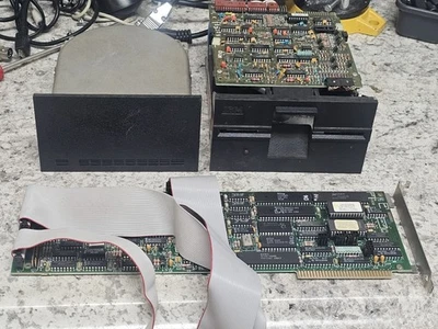 Tandon IBM 5150 5160 TM100-2A Full Height 5.25in Floppy Drive ST225 MFM & Card - Image 1 of 4