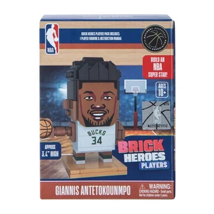 Brick Heroes Players Giannis Antetokounmpo Baustein Figur Milwaukee Bucks - Bild 1 von 3