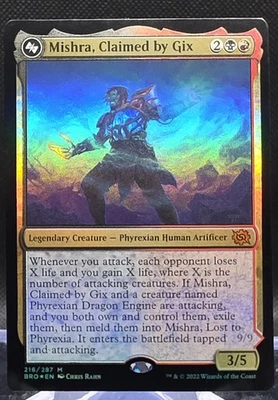 Mishra, Claimed by Gix #216 The Brothers' War Foil Mythic - Image 1 of 2