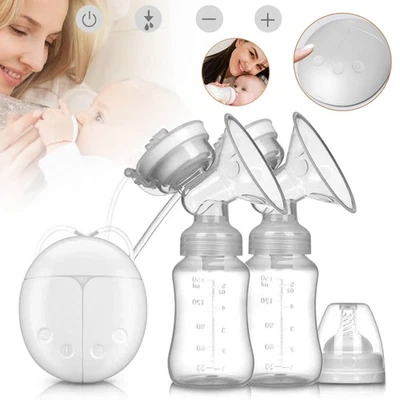 Freihändig Milchpumpe Elektrisch,USB Doppelmilchpumpe,Milchpumpe Handsfree,2Modi - Bild 1 von 4