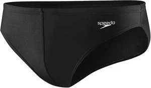 New Black Speedo Men's Size 30 Swimsuit Brief PowerFlex Eco Solar Fast Shipping - Picture 1 of 2