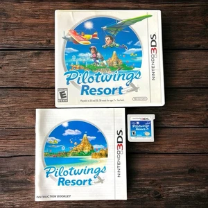 Nintendo 3DS Pilotwings Resort (Nintendo, 2011) Case Inserts and Manual - Picture 1 of 3