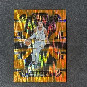 2024-25 Select Victor Wembanayam RC Orange Flash Prizm Concourse #87 Rookie - Picture 1 of 2