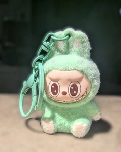Unbranded bookbag charm monster Mini Have a Seat - mint green - two inch, fuzzy - Picture 1 of 2