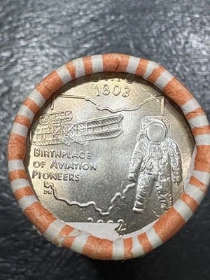 2002 P Ohio State quarter bank rolled uncirculated - Image 1 of 3