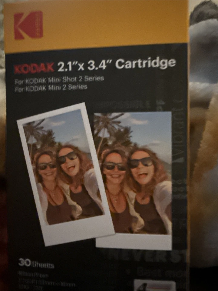 2 Cartuchos todo en uno KODAK 4PASS (2,1x3,4") 60 fotos Kodak Mini Shot serie 2 Foto 1 de 1