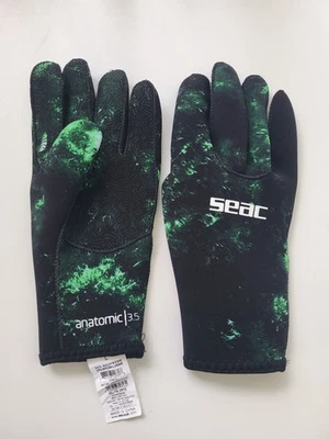 Seac 3.5mm Anatomic Gloves Large Green Brand NEW - Image 1 of 4