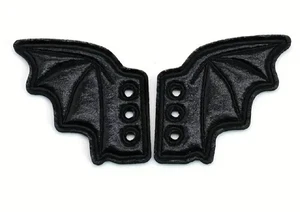 2PCS Bat Shoe Wings, Bat Shoelace Charms, Halloween Vampire Shoe Accessories - Picture 1 of 7
