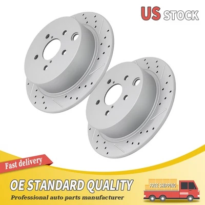 Rotores de freno traseros perforados para Subaru Impreza XV Crosstrek Forester Crosstrek Foto 1 de 4