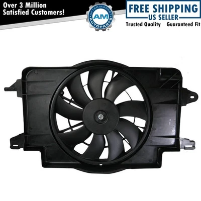 Conjunto de ventilador de refrigeración del radiador para 94-02 Saturn SC Coupe SL Sedán SW Wagon Foto 1 de 3