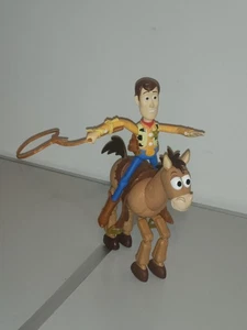 Disney Pixar Toy Story Bullseye galoppierendes Pferd + Round Em Up Sheriff Woody  - Bild 1 von 8