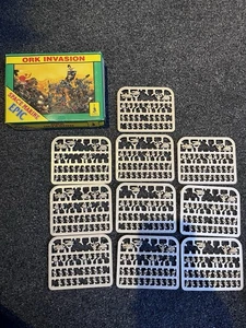 Epic 40K SPACE ORK HORDE FIGURES Plastic Orks Army Incomplete Sprues 1990s B53 - Picture 1 of 1